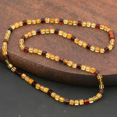 Collier d'ambre goutte pour adulte